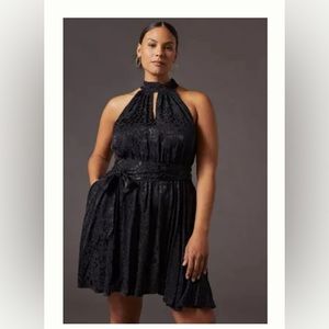 Anthropologie - HALTER NECK MINI DRESS - size 1X